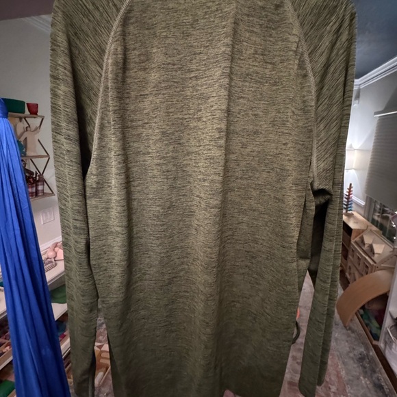Zella Green Quarter Zip Long Sleeve - Picture 2 of 5